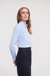 Russell Ladies LSL Tailored Herringbone Shirt Russell 9962F