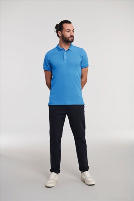 Russell Men Fitted Stretch Polo Russell Athletic 9566M