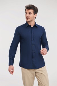 Russell Men LSL Tailored Oxford Shirt Russell Athletic 9922M