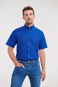 Russell Men Shortsleeve Classic Oxford Shirt Russell Athletic 9933M