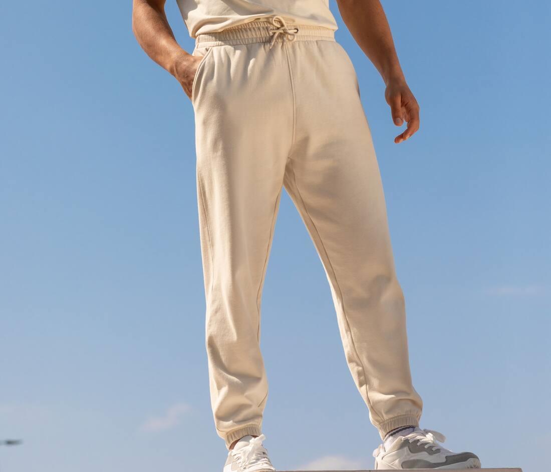 SKINNIFIT MEN UNISEX SUSTAINABLE FASHION CUFFED JOGGERS bedrukken met eigen logo