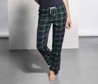 WOMEN'S TARTAN LOUNGE TROUSERS SKINNIFIT WOMEN SK083