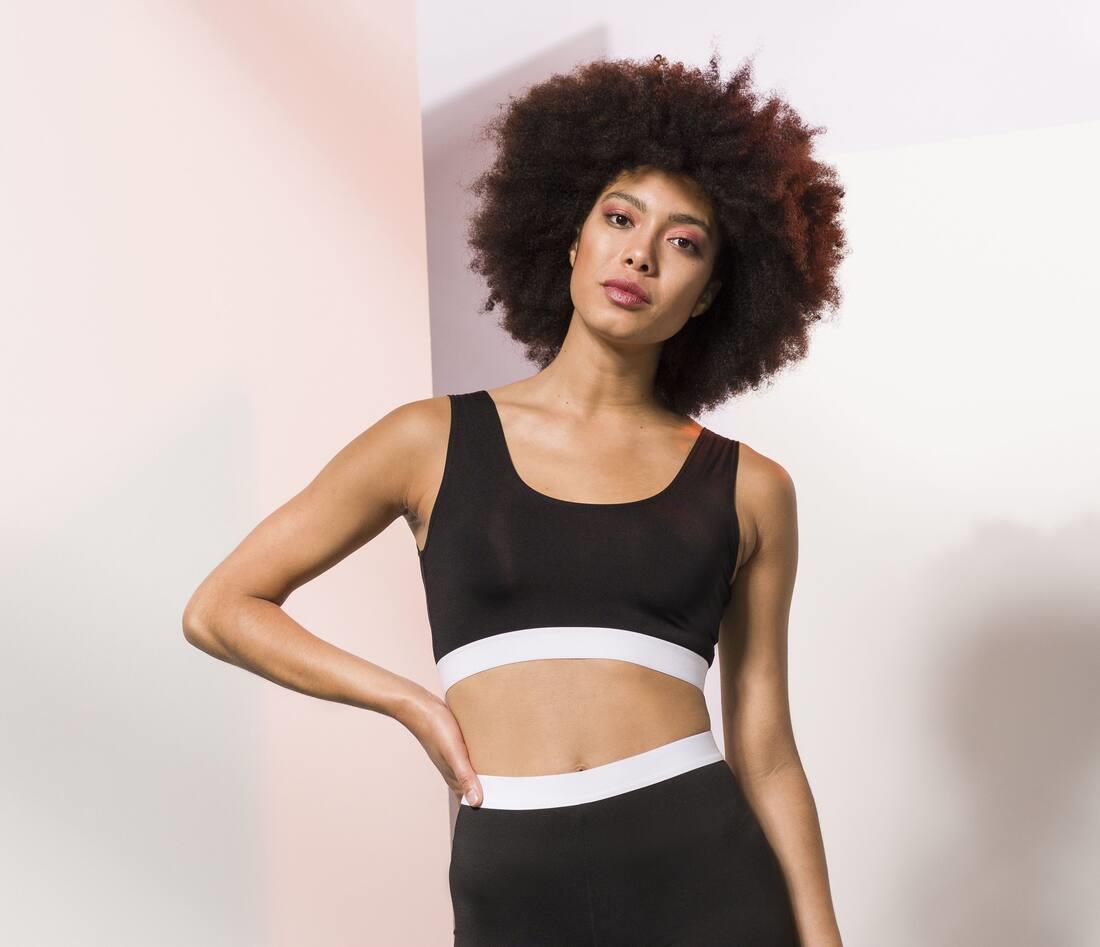 SKINNIFIT WOMEN WOMEN'S FASHION CROP TOP bedrukken met eigen logo