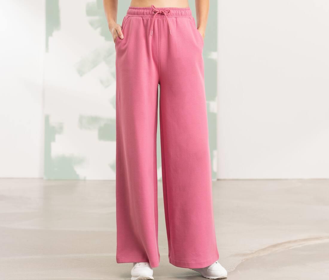 SKINNIFIT WOMEN WOMEN'S SUSTAINABLE FASHION WIDE LEG JOGGERS bedrukken met eigen logo