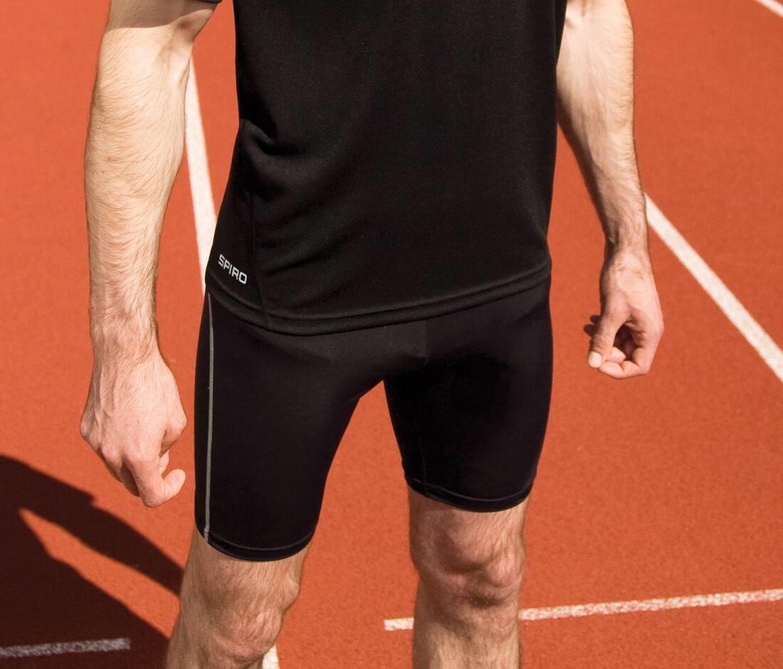 SPIRO MENS BODYFIT BASE LAYER SHORTS bedrukken met eigen logo