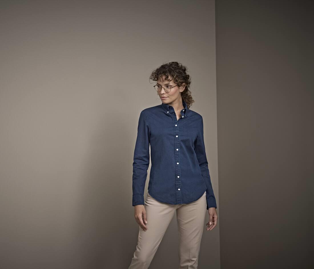 TEE JAYS LADIES CASUAL TWILL SHIRT bedrukken met eigen logo