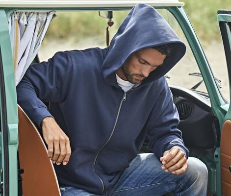 URBAN HOODED FULL ZIP SWEATSHIRT TEE JAYS TJ5154