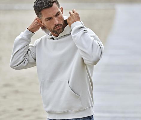 URBAN HEAVY LOOSE FIT HOODED SWEATSHIRT TEE JAYS TJ5162