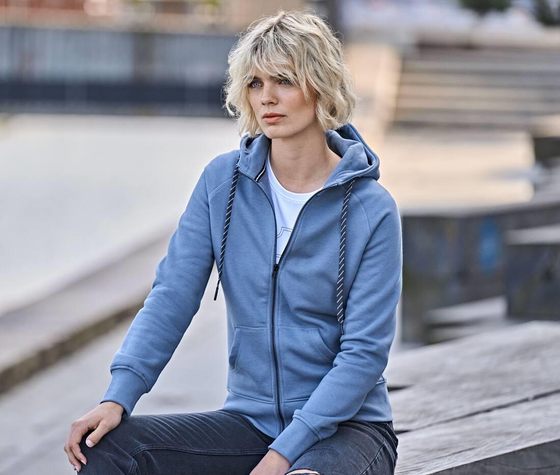 TEE JAYS Tee Jays Women's Fashion Full Zip Hood bedrukken met eigen logo