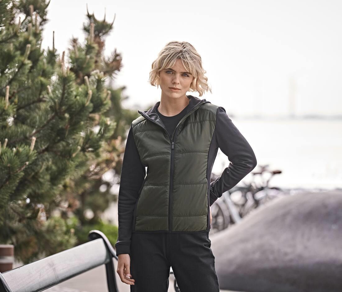 TEE JAYS WOMENS HYBRID-STRETCH HOODED JACKET bedrukken met eigen logo