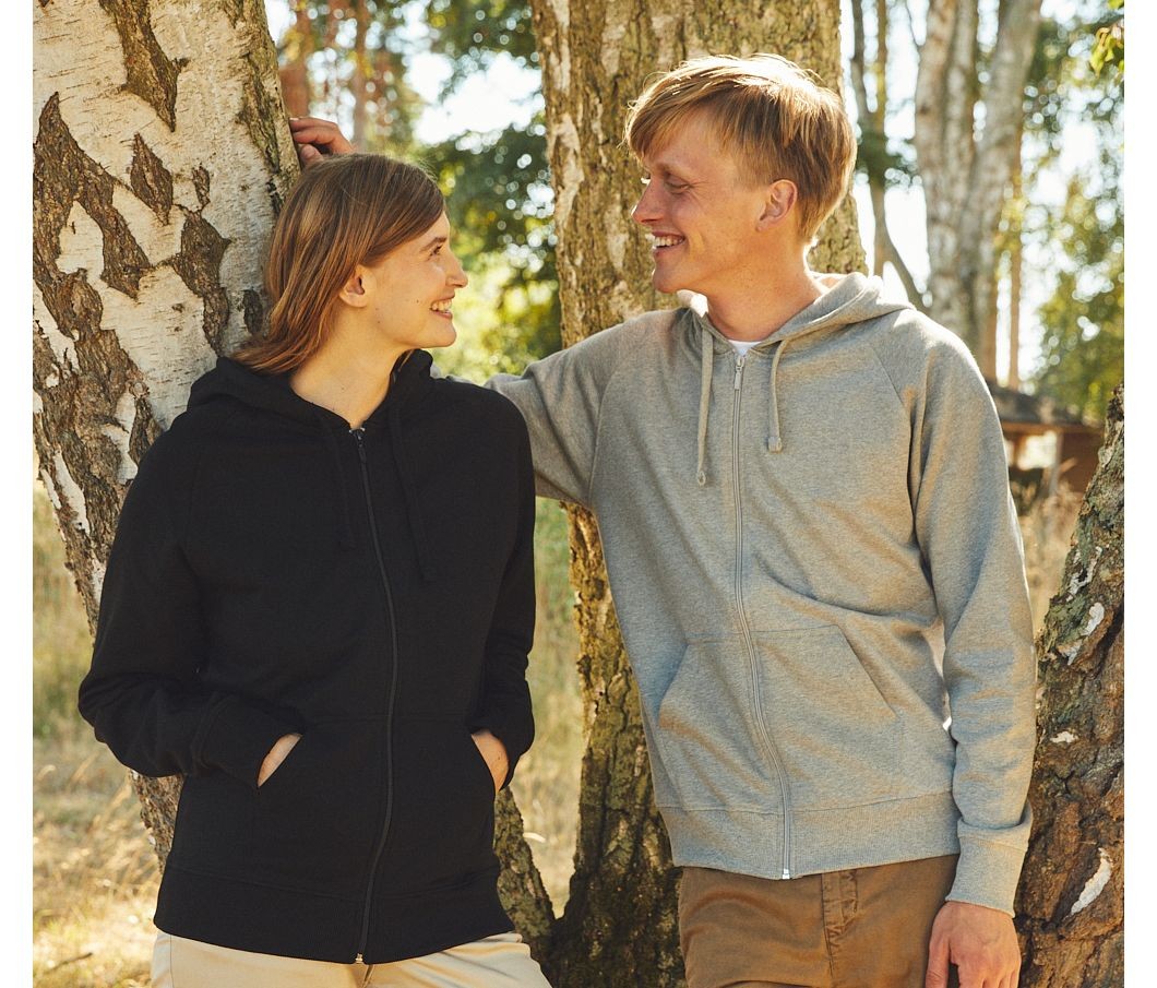 TIGER UNISEX COTTON HOODIE WITH ZIP bedrukken met eigen logo