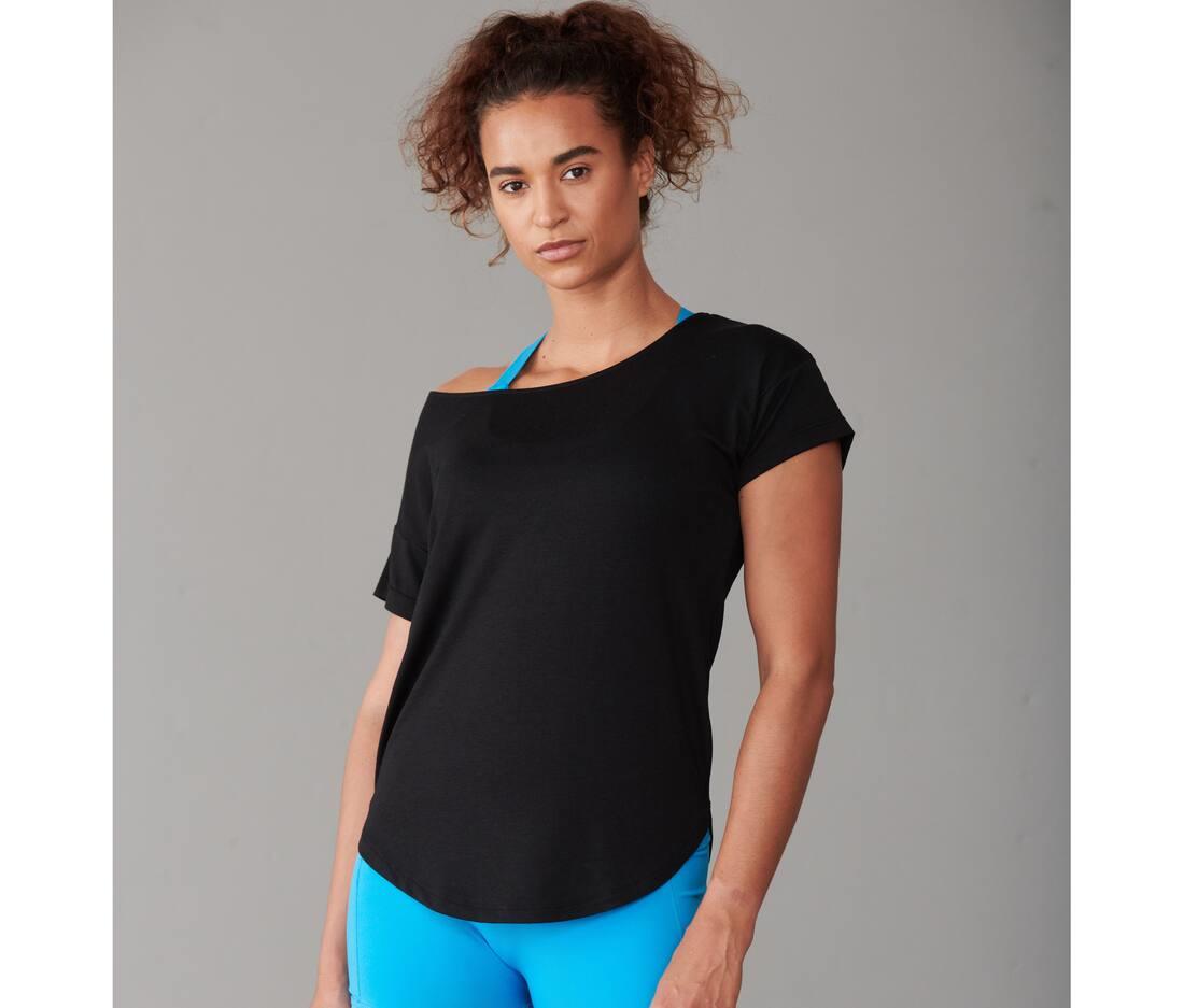 TOMBO SCOOP NECK TEE bedrukken met eigen logo