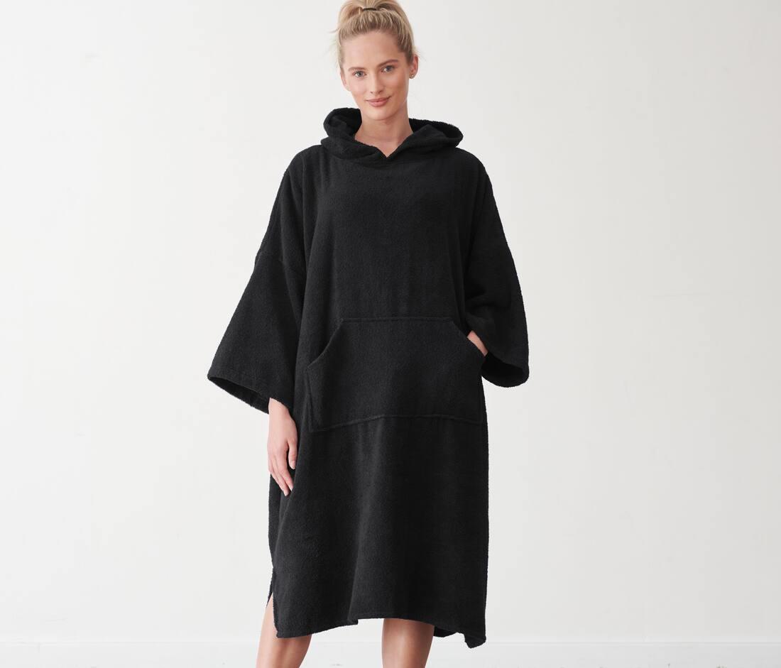 TOWEL CITY ADULTS TOWELLING PONCHO bedrukken met eigen logo