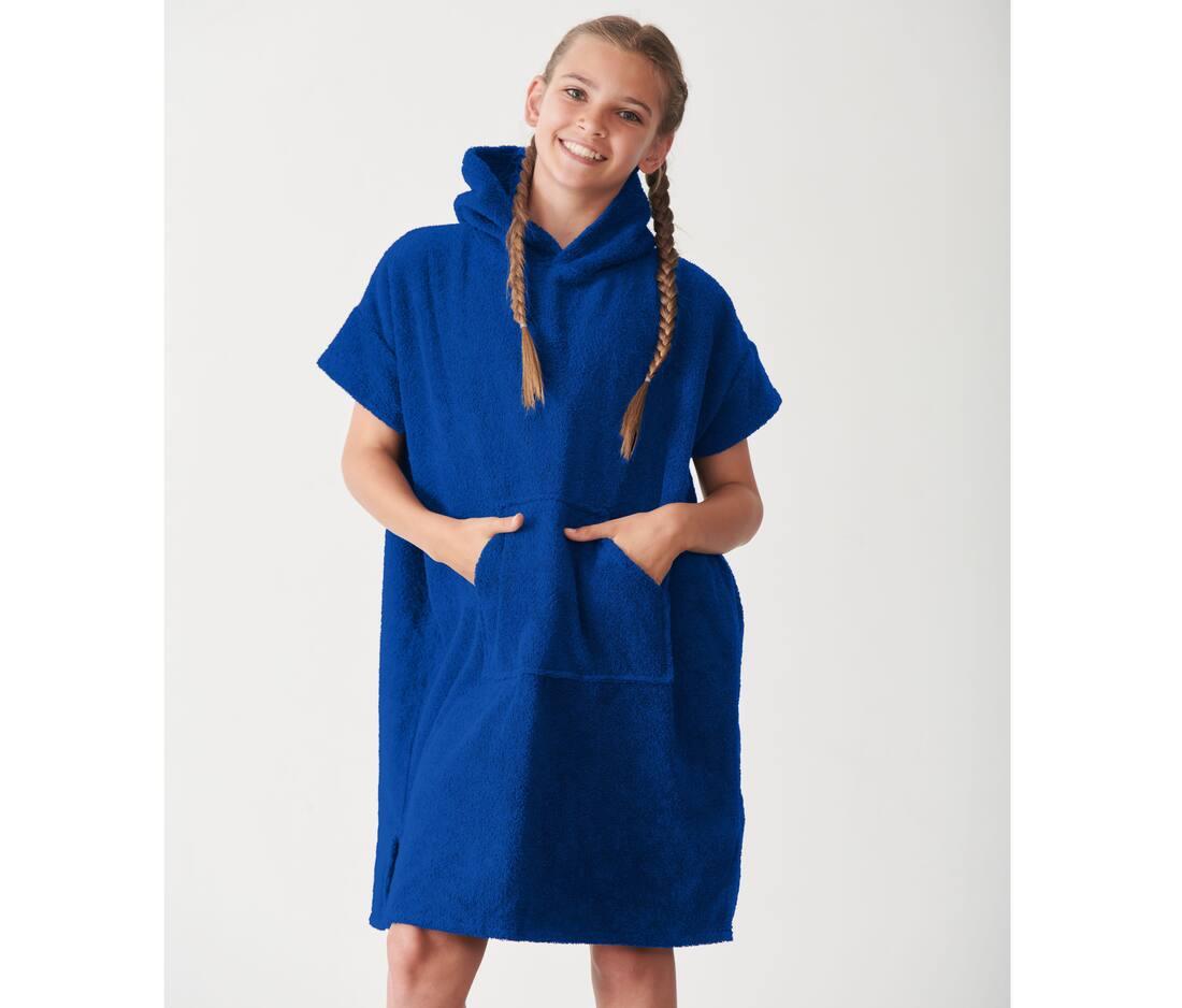TOWEL CITY KIDS' TOWELLING PONCHO bedrukken met eigen logo