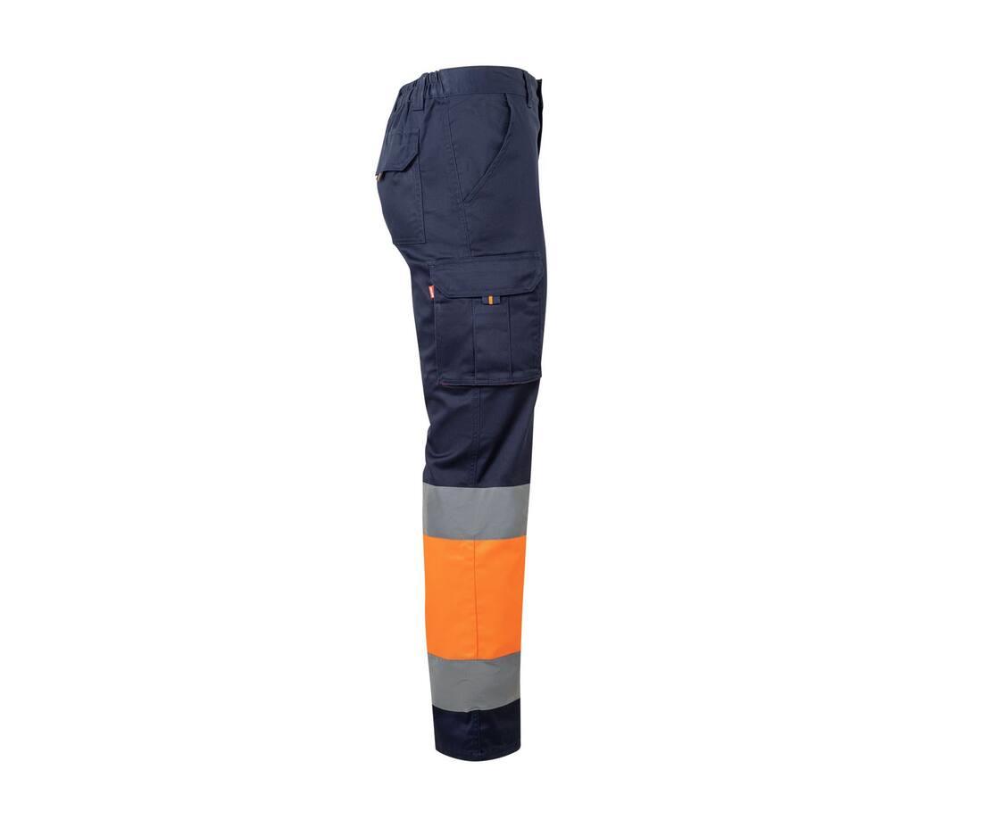 TWO-TONE HIGH VISIBILITY MULTI-POCKET STRETCH TROUSERS — afbeelding 4