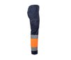TWO-TONE HIGH VISIBILITY MULTI-POCKET STRETCH TROUSERS VELILLA V13002