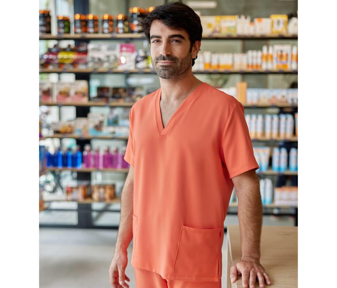VELILLA MICROFIBER SCRUB TOP bedrukken met eigen logo