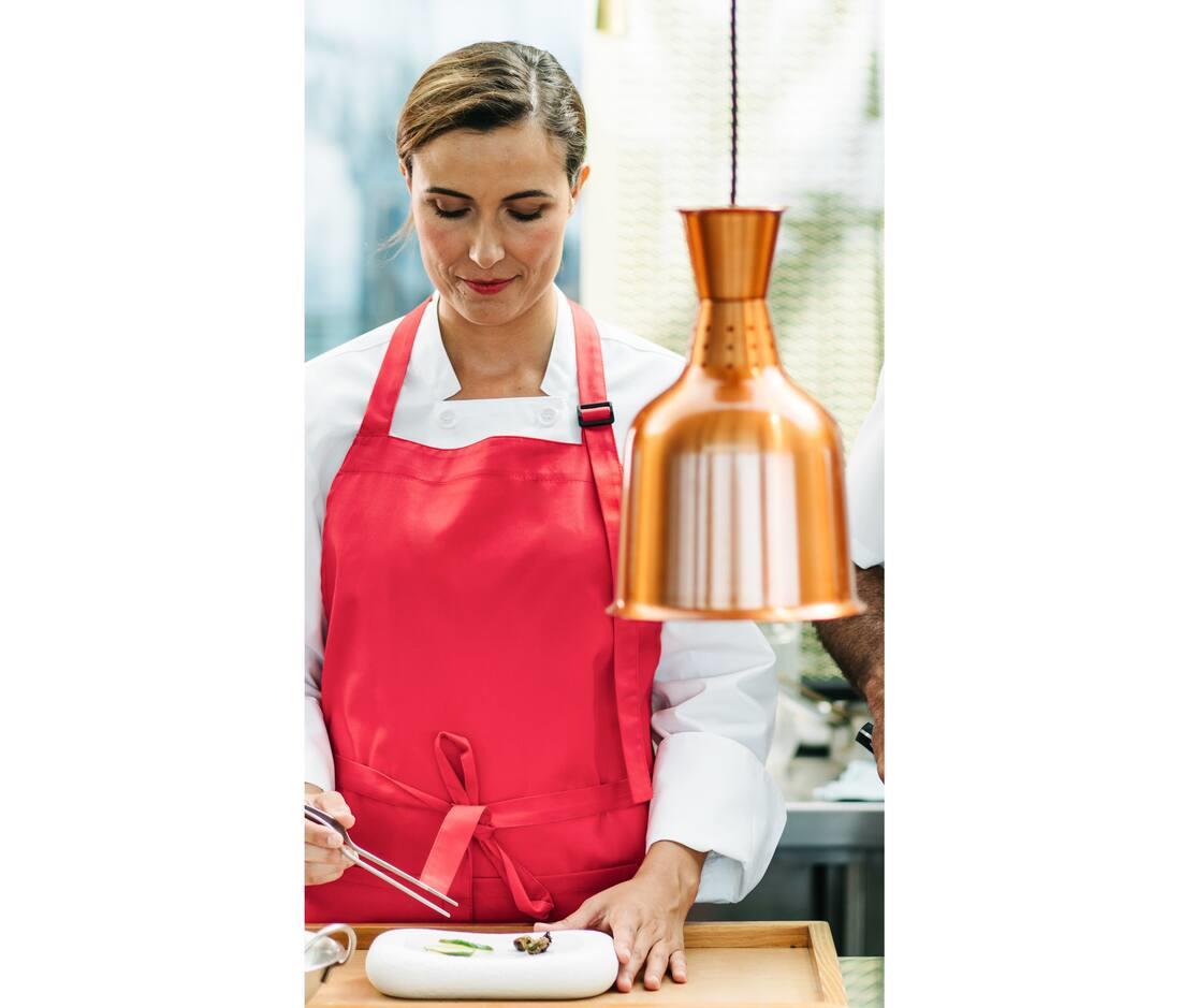 VELILLA BIB APRON WITH POCKET bedrukken met eigen logo