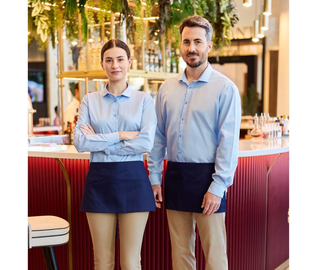 VELILLA SHORT WAITER APRON bedrukken met eigen logo