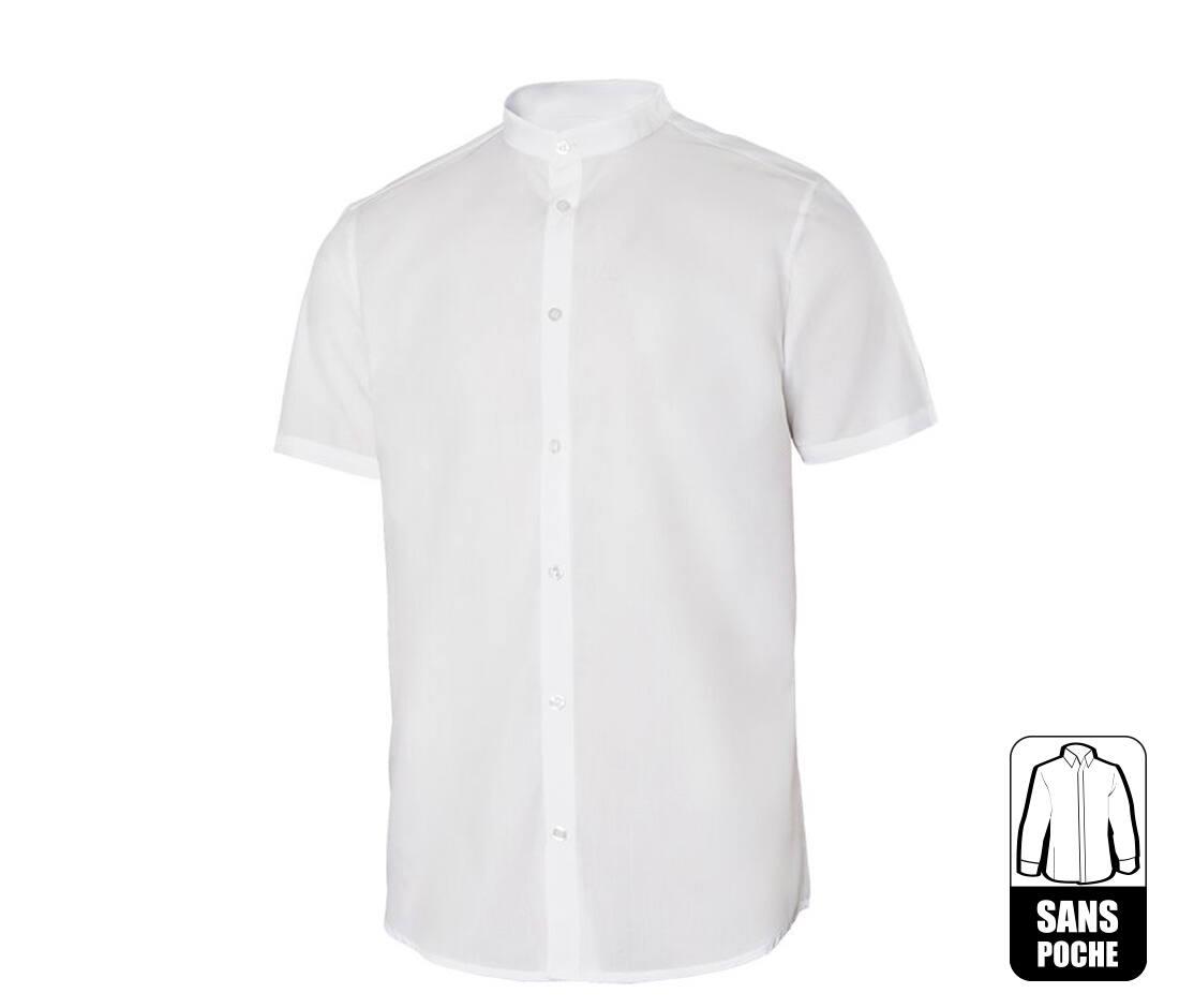 VELILLA MEN'S SHORT-SLEEVE STRETCH SHIRT bedrukken met eigen logo