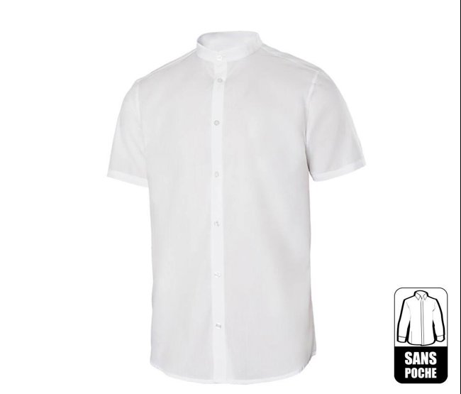 MEN'S SHORT-SLEEVE STRETCH SHIRT VELILLA V5012S