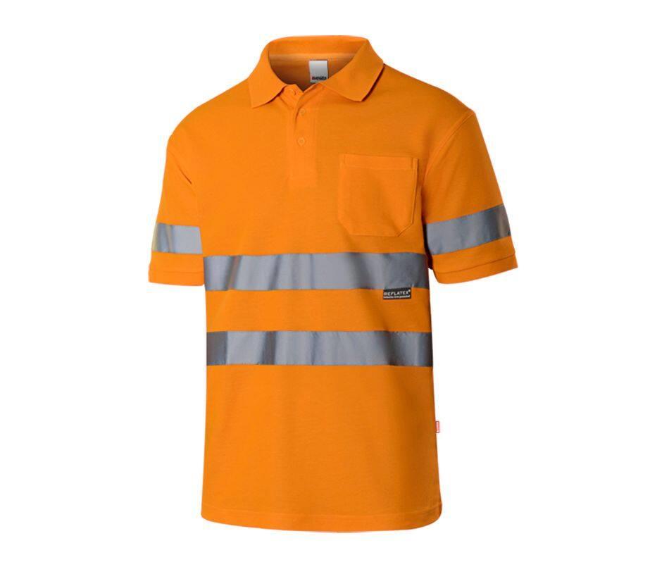 VELILLA HIGH VISIBILITY SS POLO SHIRT bedrukken met eigen logo