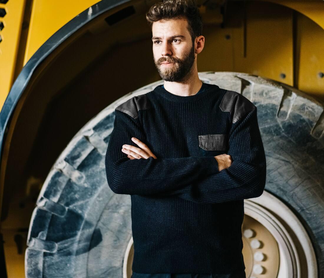VELILLA CREW NECK CHUNKY-KNIT JUMPER bedrukken met eigen logo