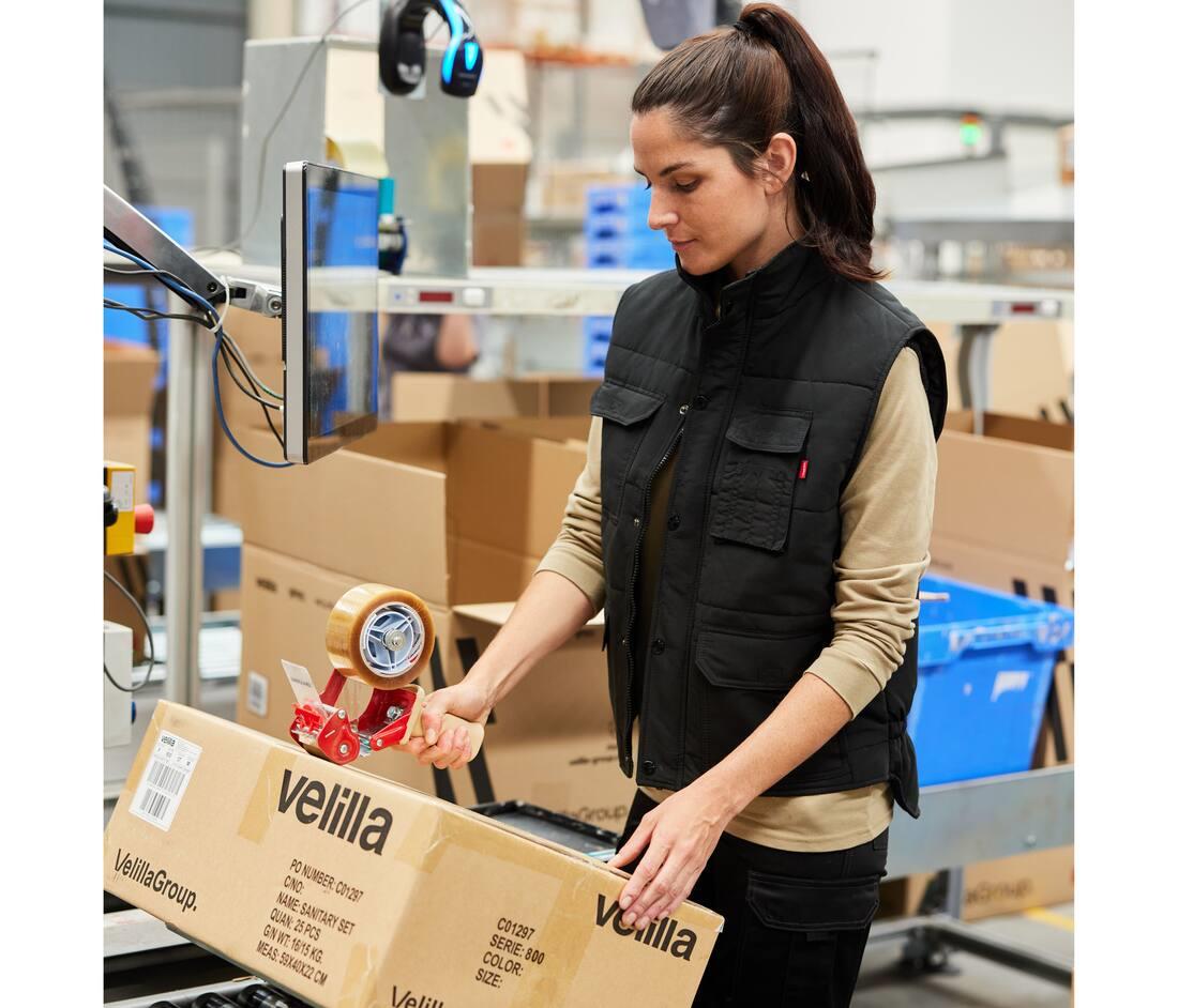 VELILLA MULTI-POCKET PADDED VEST bedrukken met eigen logo
