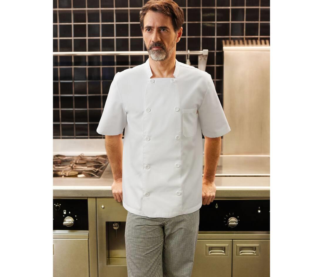 VELILLA CHECKED KITCHEN TROUSERS bedrukken met eigen logo