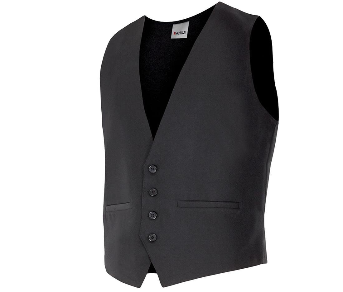 VELILLA WAITER WAISTCOAT WITHOUT FLAPS bedrukken met eigen logo