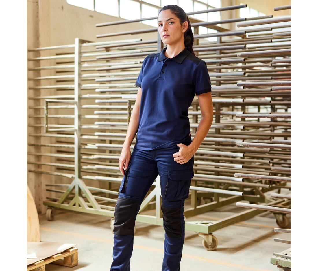 VELILLA 2-TONE STRETCH POLO SHIRT bedrukken met eigen logo