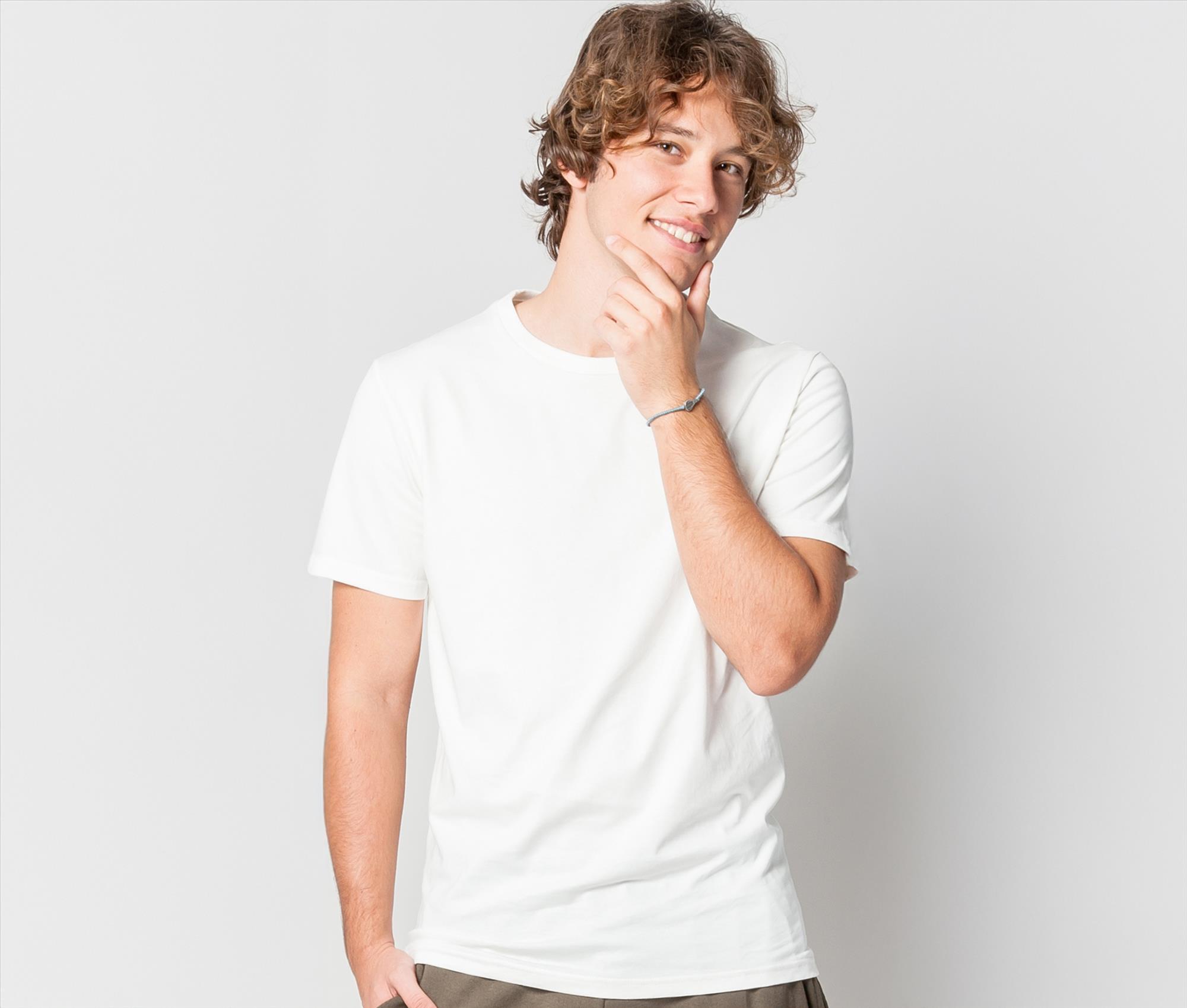 VESTI ORGANIC CREW NECK T-SHIRT bedrukken met eigen logo
