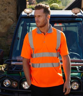 Hi-Vis Polo Shirt Warrior WR002