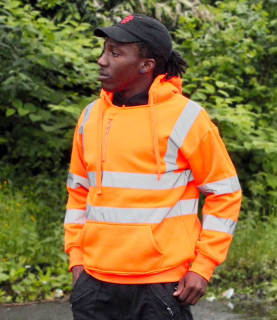 Warrior Hi-Vis Pull On Hoodie bedrukken met eigen logo