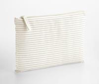 STRIPED ORGANIC COTTON ACCESSORY POUCH WESTFORD MILL WM253