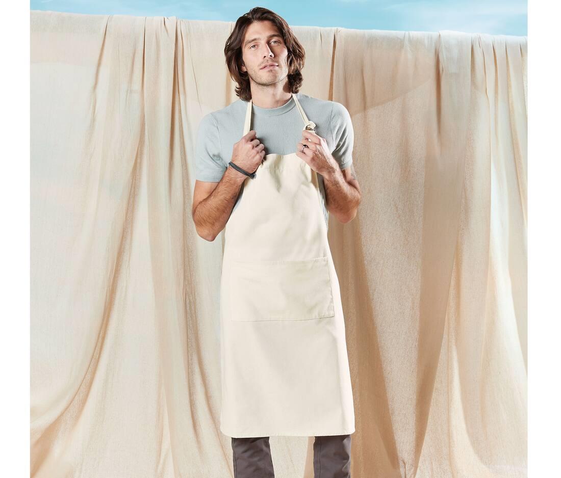 WESTFORD MILL FAIRTRADE COTTON ADULT CRAFT APRON bedrukken met eigen logo