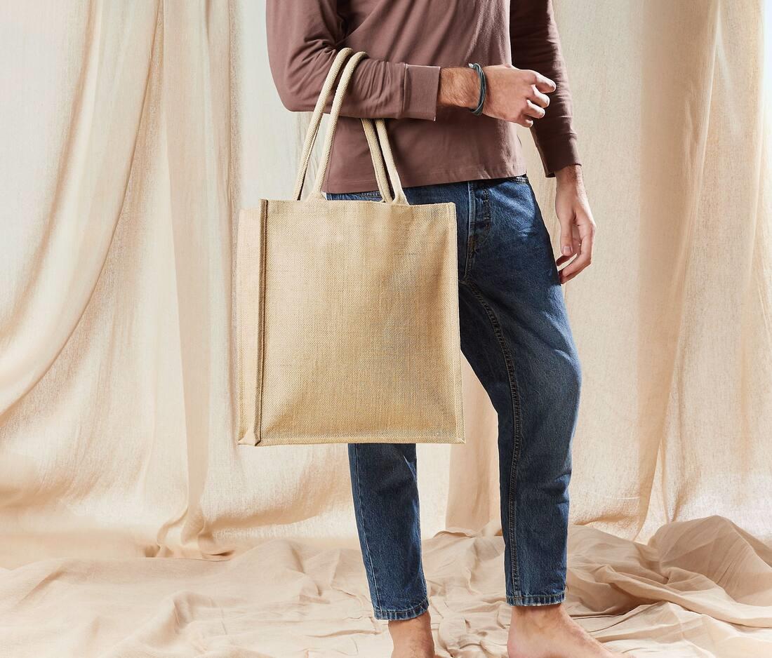 WESTFORD MILL JUTE BOUTIQUE SHOPPER bedrukken met eigen logo