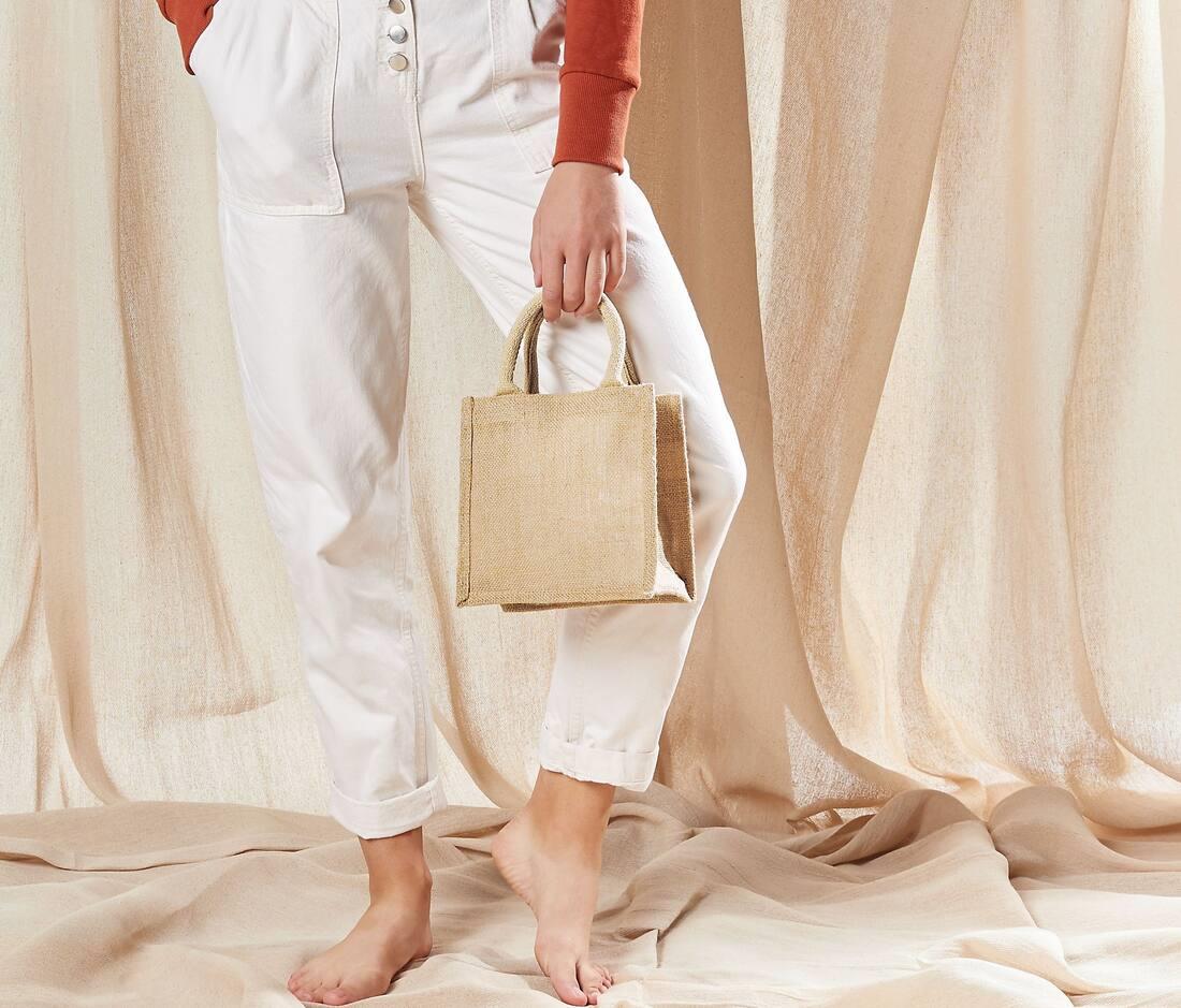 WESTFORD MILL JUTE PETITE GIFT BAG bedrukken met eigen logo