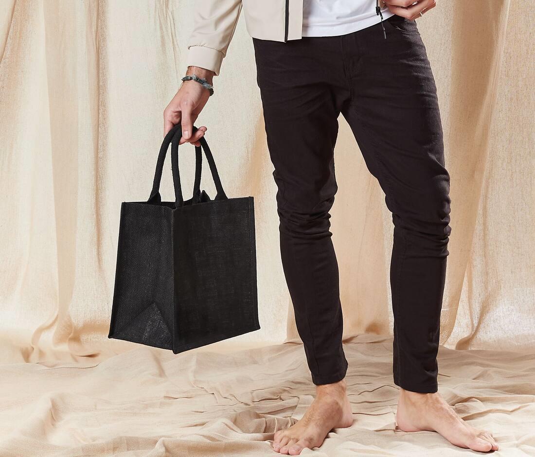 WESTFORD MILL JUTE MIDI TOTE bedrukken met eigen logo