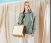 COTTON PUCKET JUTE MIDI TOTE WESTFORD MILL WM426