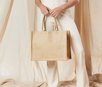 SHIMMER JUTE SHOPPER WESTFORD MILL WM437