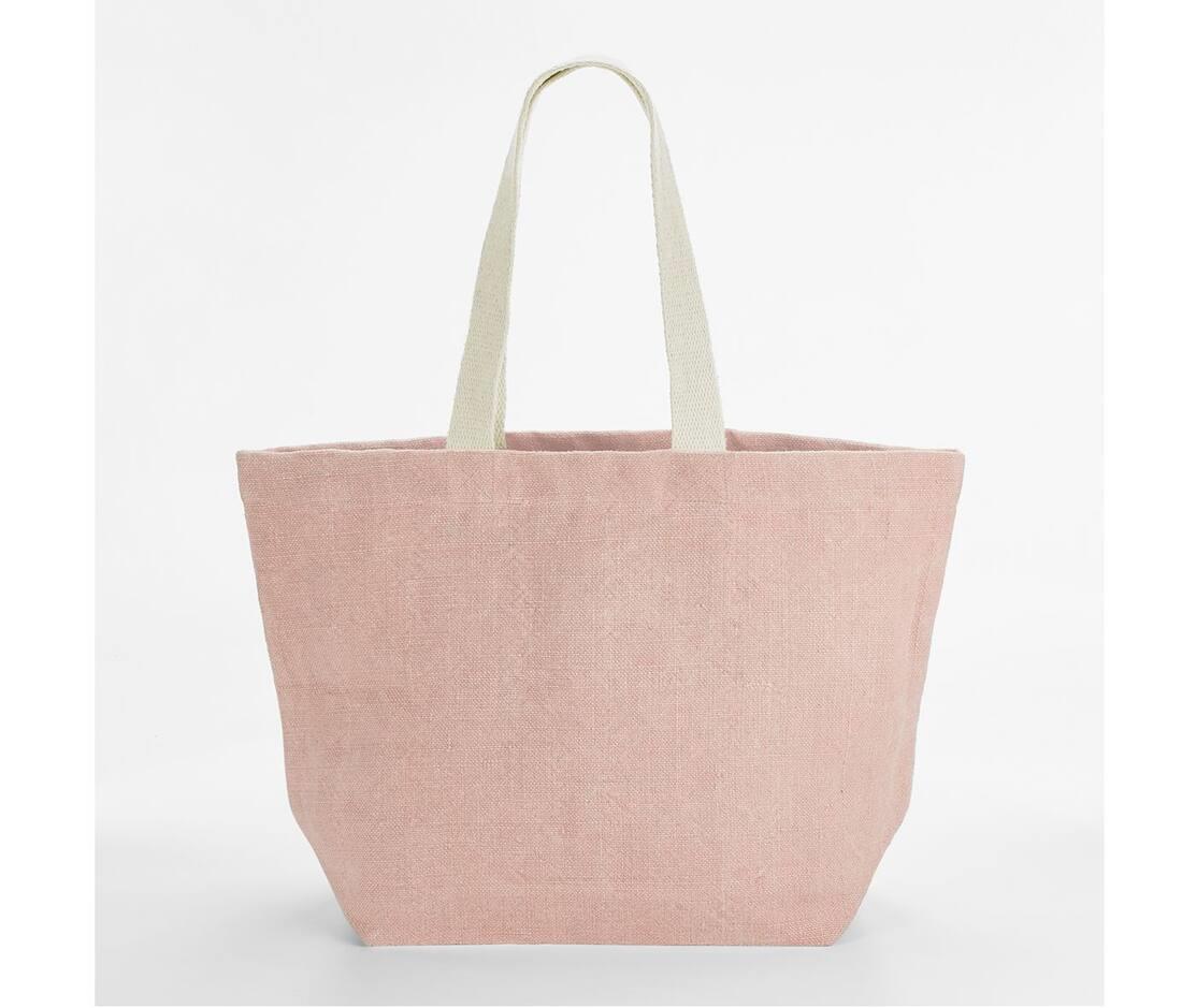 WESTFORD MILL SOFT WASHED JUTE BEACH BAG bedrukken met eigen logo