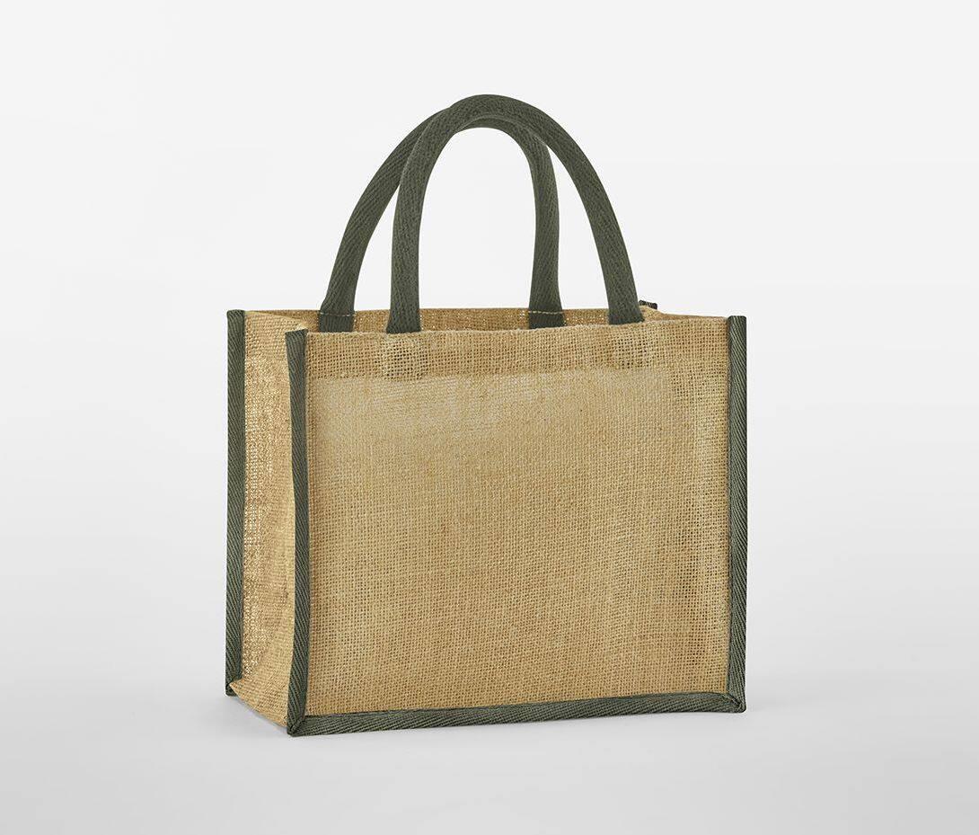 WESTFORD MILL NATURAL STARCHED JUTE MIDI TOTE bedrukken met eigen logo