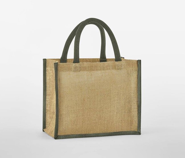 NATURAL STARCHED JUTE MIDI TOTE WESTFORD MILL WM473