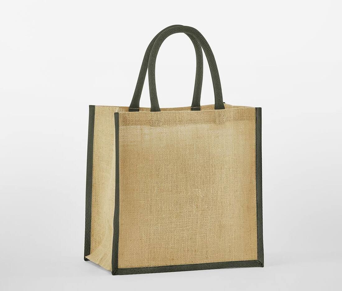 WESTFORD MILL NATURAL STARCHED JUTE MINI GIFT BAG bedrukken met eigen logo