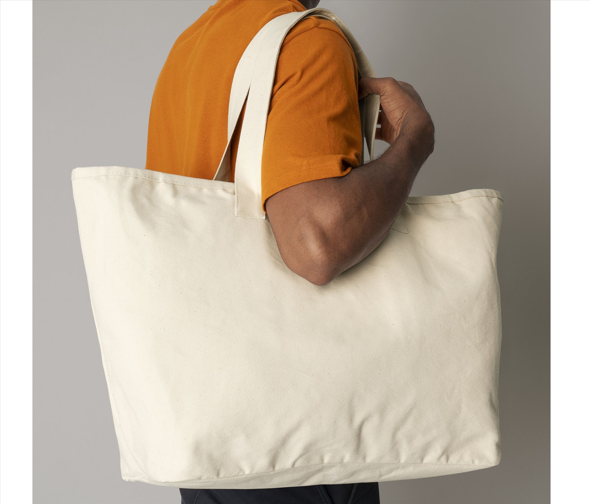 WESTFORD MILL OVERSIZED HEAVY DUTY CANVAS TOTE BAG bedrukken met eigen logo