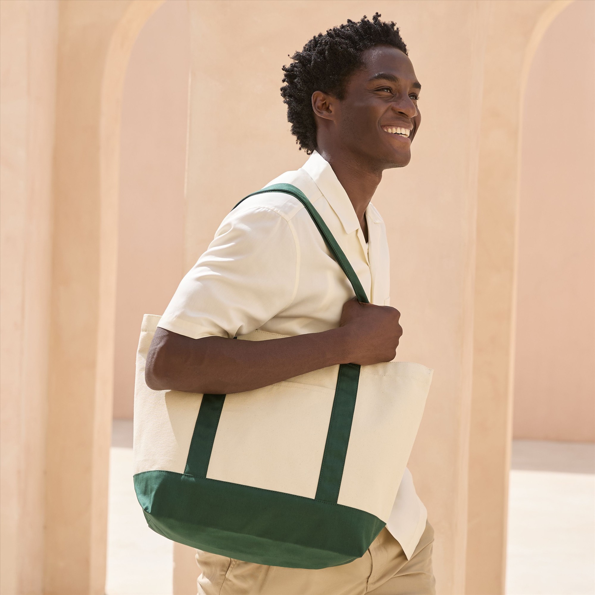WESTFORD MILL EARTHAWARE® ORGANIC VARSITY SHOPPER bedrukken met eigen logo