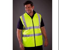 HI-VIS REVERSIBLE FLEECE BODYWARMER YOKO YK008F