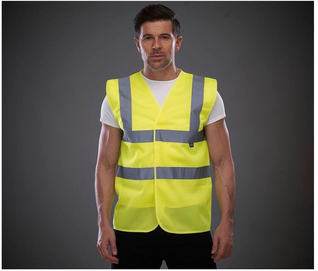 YOKO TOP COOL OPEN MESH 2 BAND AND BRACES WAISTCOAT bedrukken met eigen logo