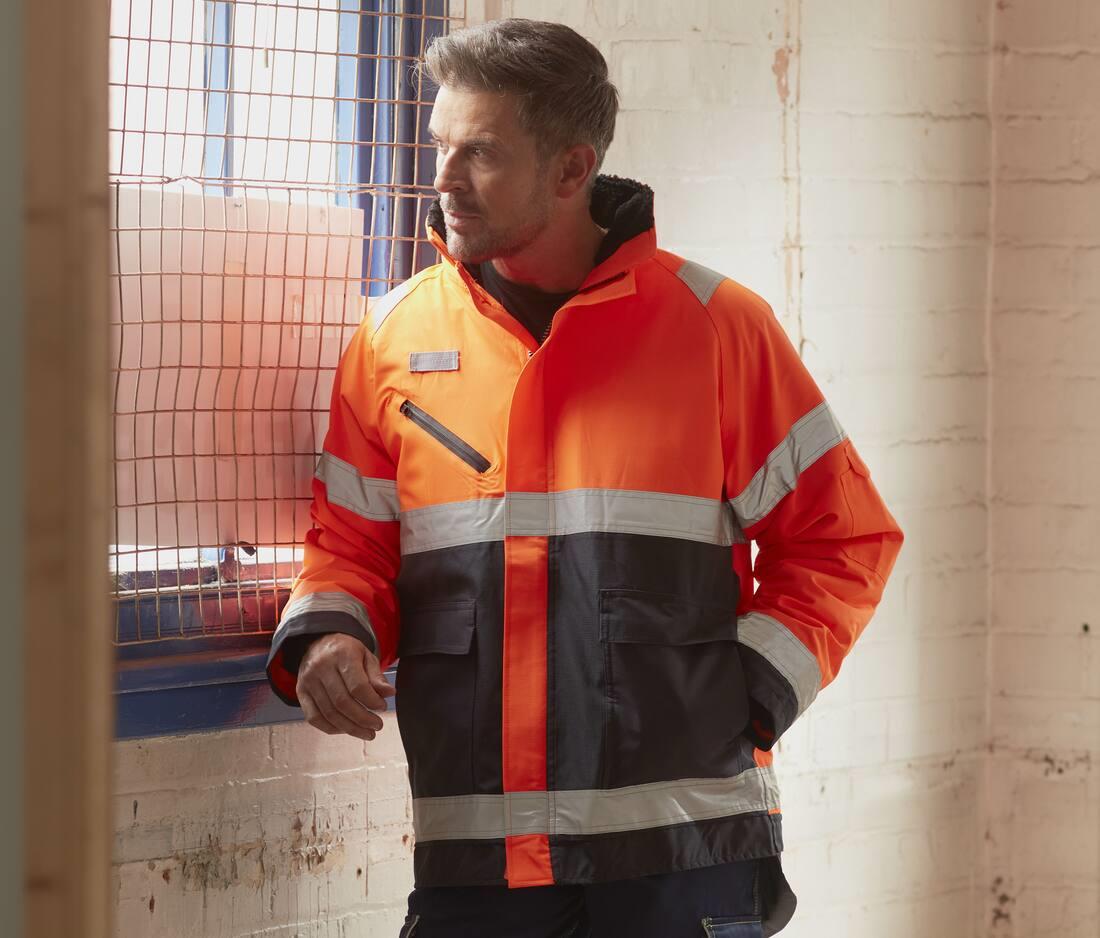 YOKO HI-VIS FONTAINE STORM JACKET bedrukken met eigen logo